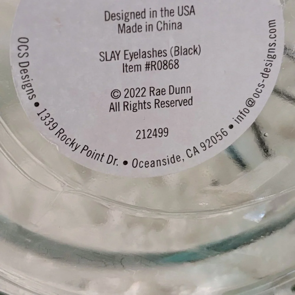 RAE DUNN➕Slay Eyelashes Jar